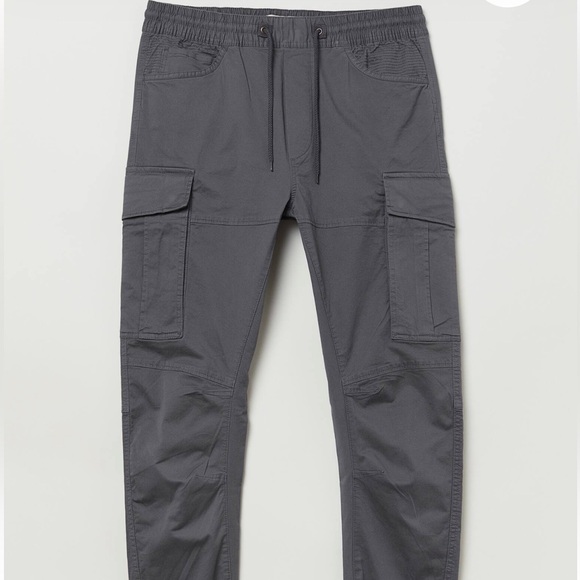 H&M Other - H&M Grey Cargo Pants Jogger Style – Size Small